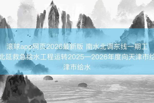 滚球app网页2026最新版 南